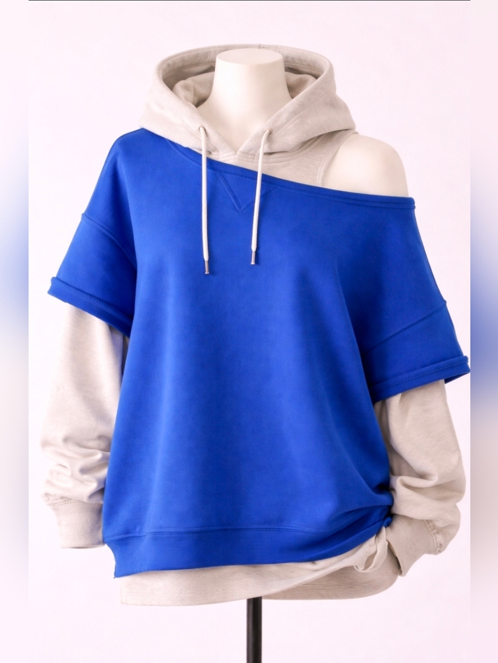 Free People Cruise Sweatshirt Tee In Stellar Blue SZ Medium *Soldout* NWT $98
